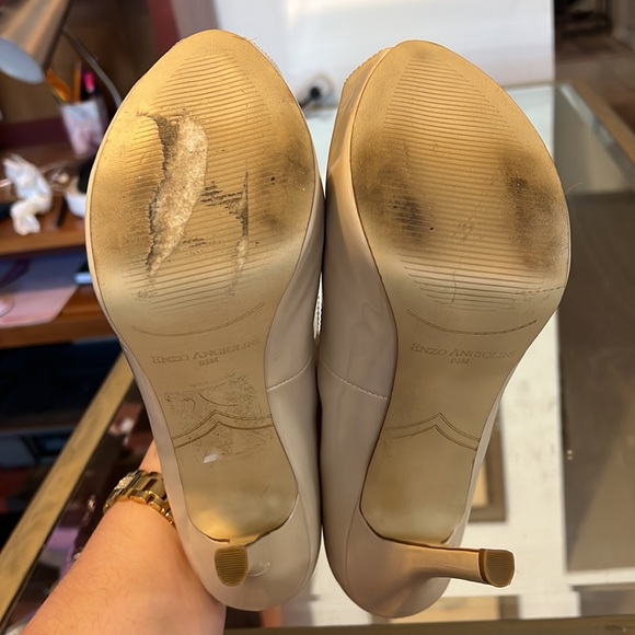 Enzo Angiolini Platforms in Iridescent Nude Size 9.5 - Picture 6 of 6